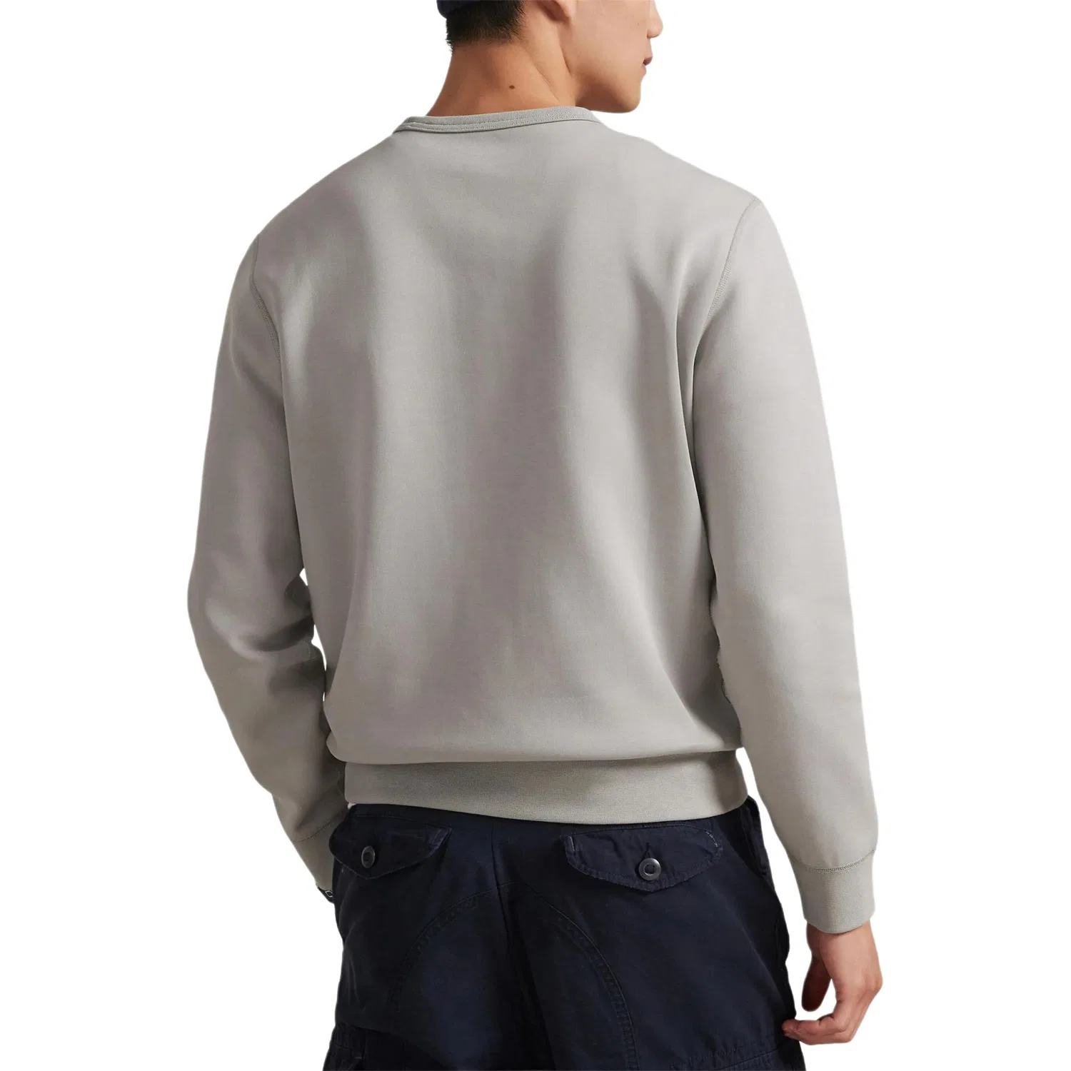Мужской свитшот с длинным рукавом Polo Ralph Lauren, Soft Gray — фото 4