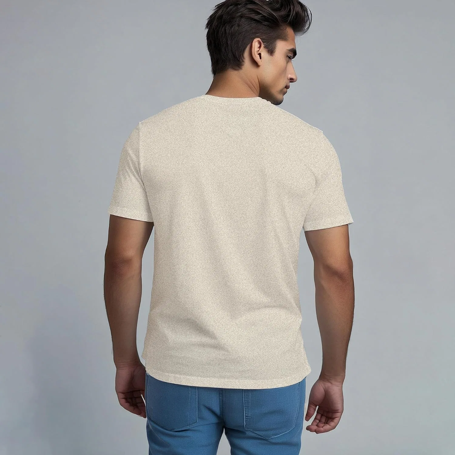Унисекс классическая футболка Arventur, Off-white — фото 4