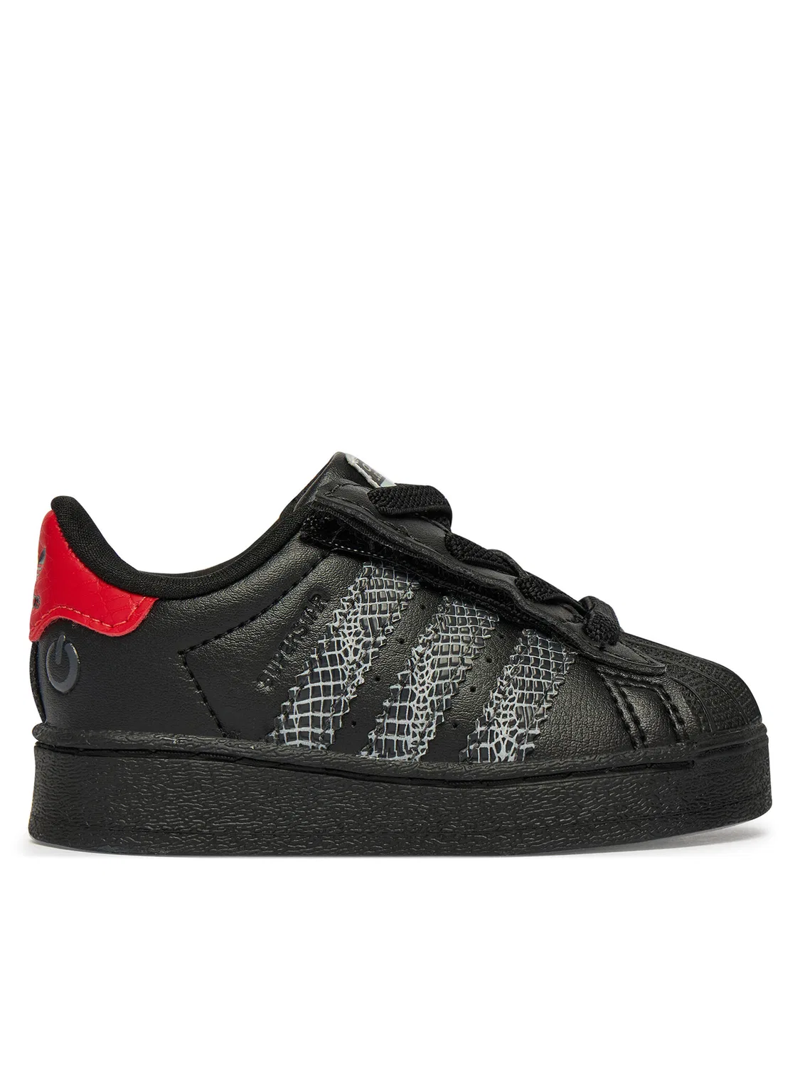 Кроссовки для мальчика Superstar Led Lights Cf El Adidas, черный