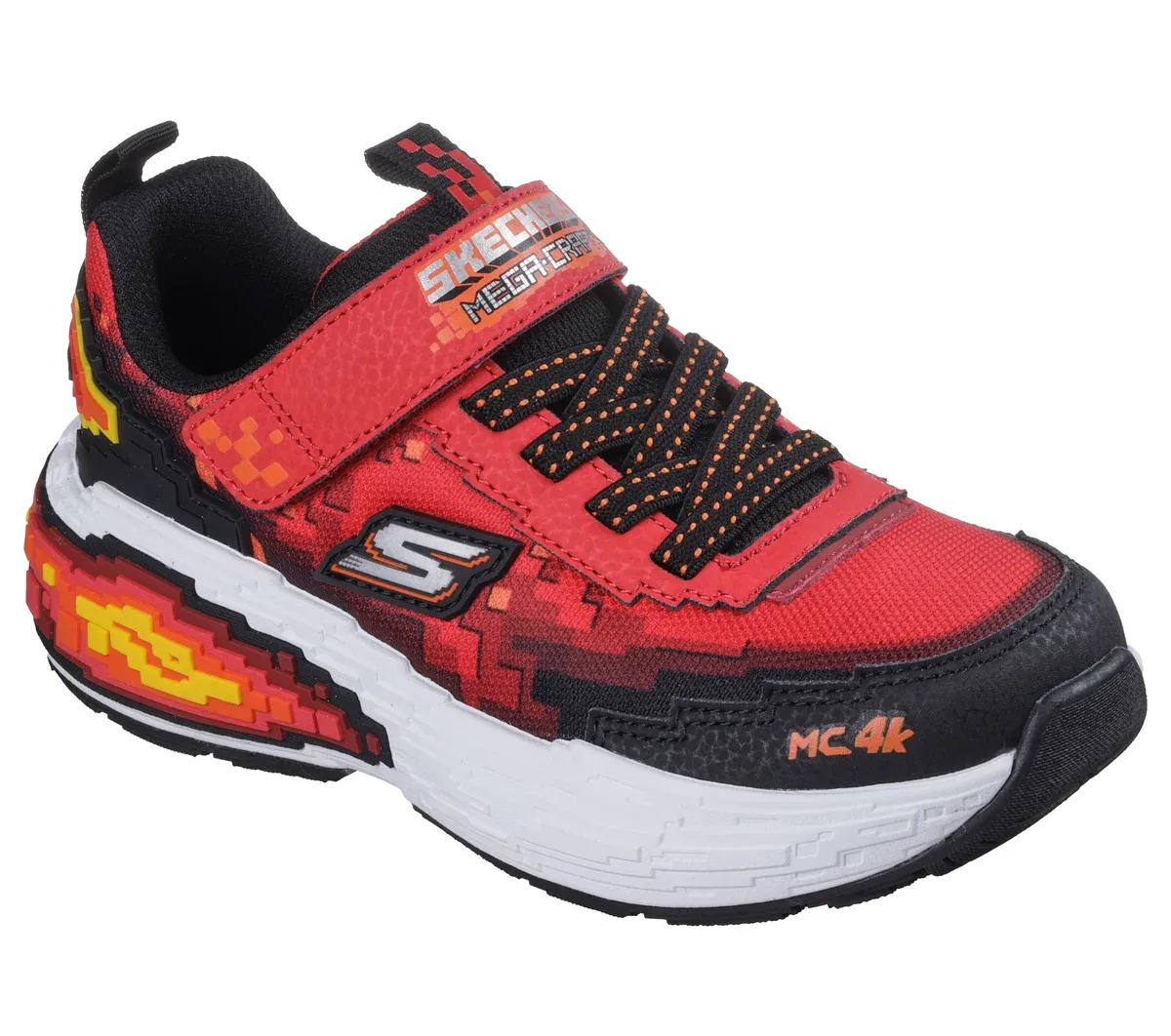 Детские кроссовки Mega-Craft 4K Skechers, красный/черный — фото 4