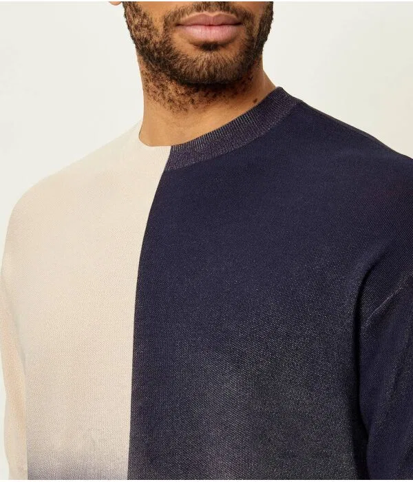 Мужской джемпер Slim Fit Emporio Armani, Blu Marino — фото 4