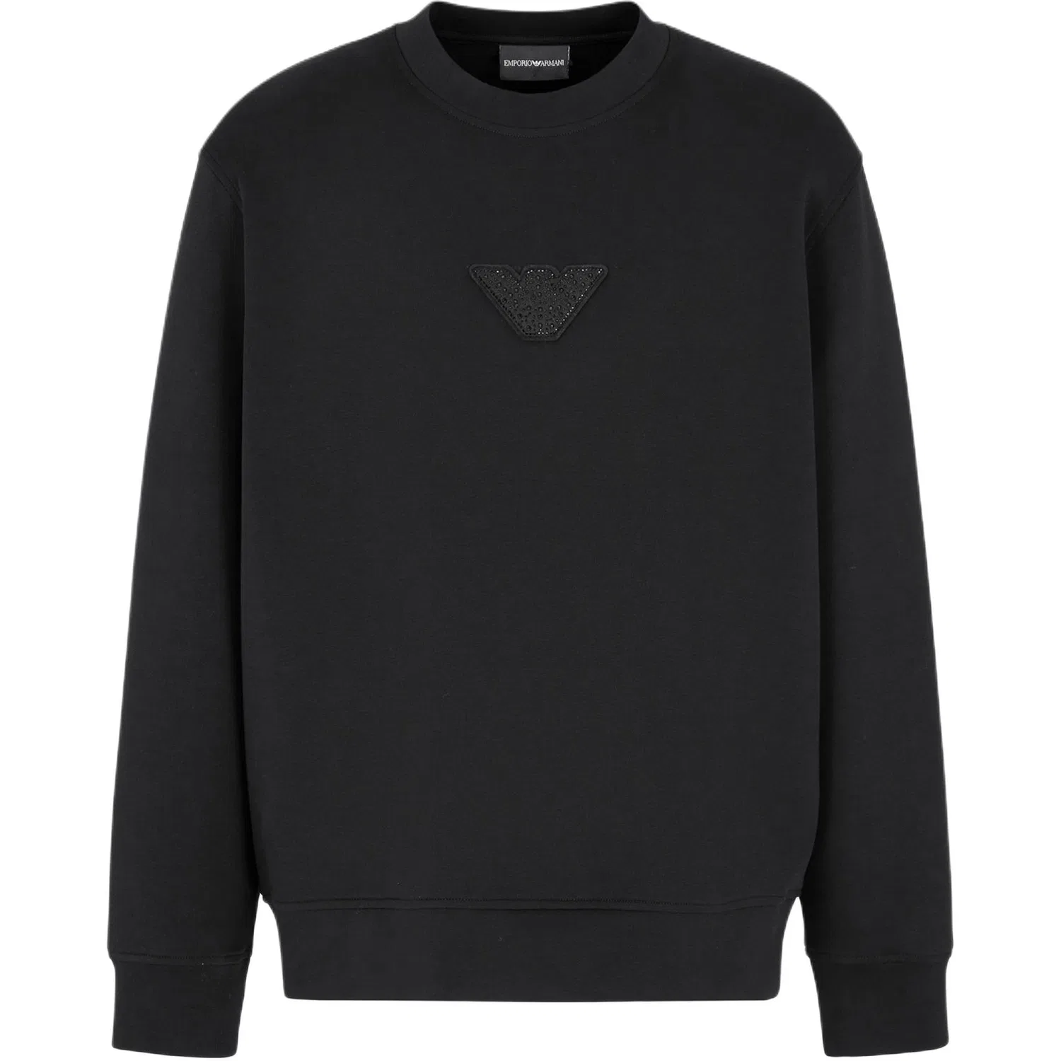 Мужской свитшот с принтом Clubwear Capsule Collection FW24 EMPORIO ARMANI, Black