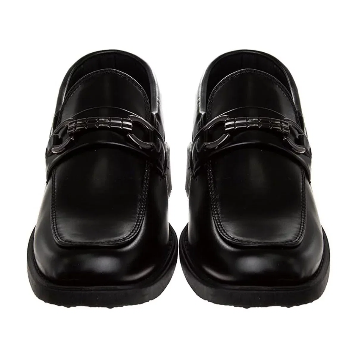 Детские классические туфли без шнуровки с металлическим акцентом Josmo Shoes, Black — фото 3