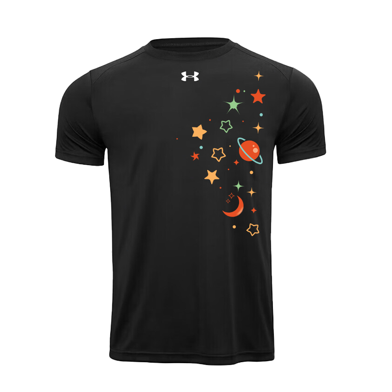 

Футболка с коротким рукавом Unisex быстросохнущая Under Armour, черный