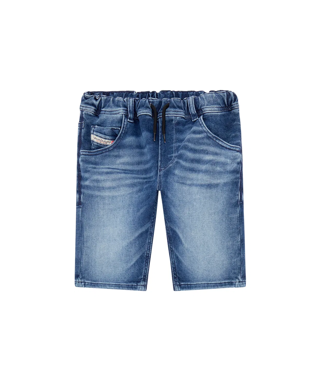 Детские шорты джинсовые с принтом KROOLEY-NE-J SH JJJ DIESEL, Indigo Blue