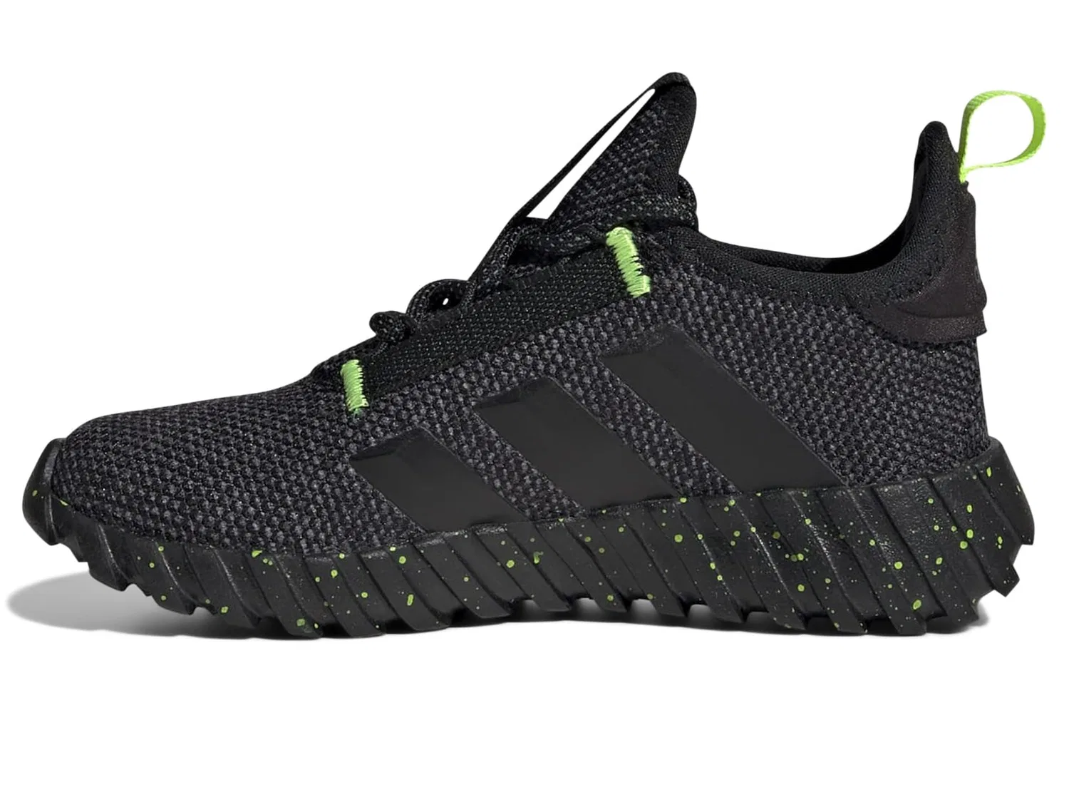 Детские кроссовки с кроссовочной подошвой Kaptir 3.0 Adidas, Black Iron Metallic Lemon Polished — фото 4