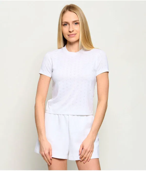 Футболка женская Lacoste Regular Fit, белая