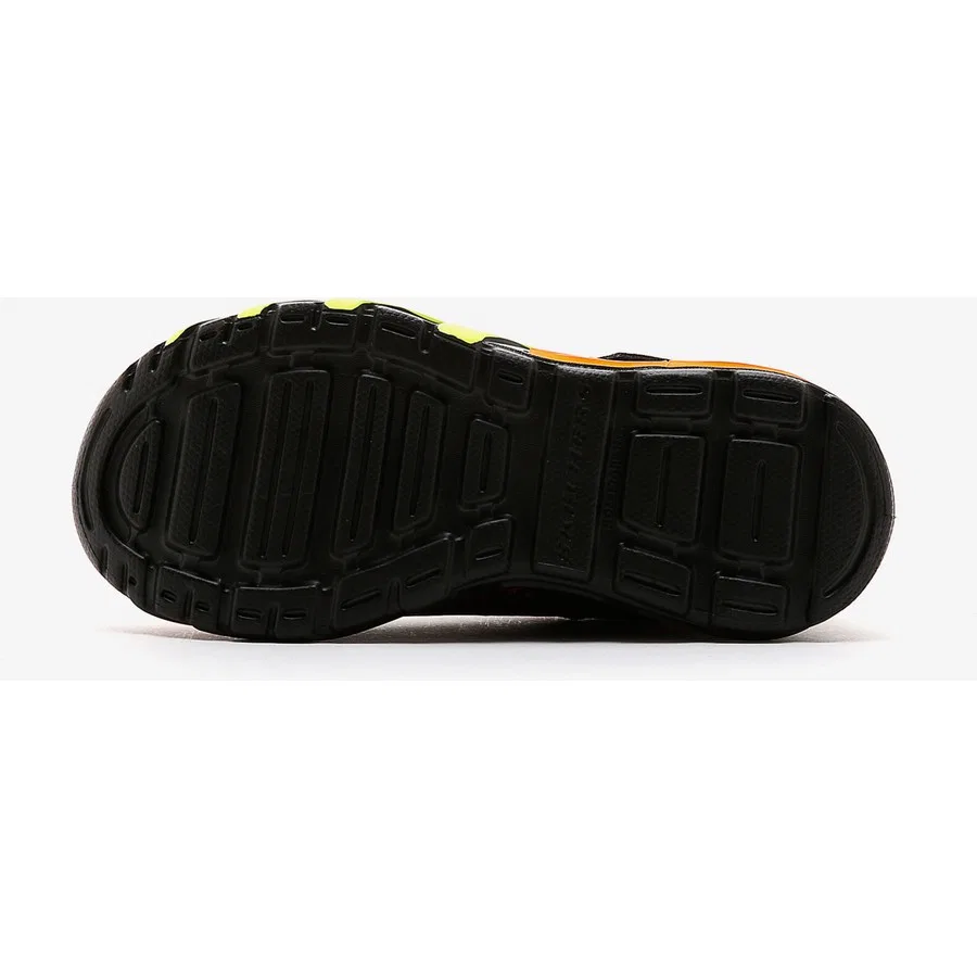 Кроссовки детские с подсветкой Flex-Glow Bolt Skechers, Черно-красный — фото 4