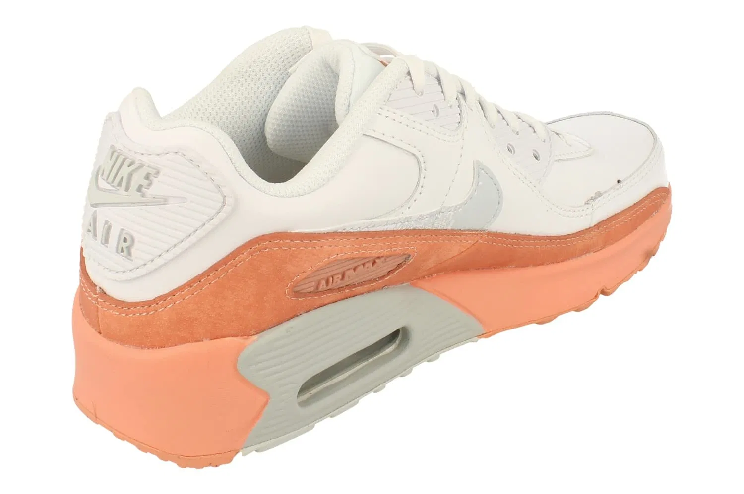 Детские кроссовки для мальчиков с амортизацией Air Max 90 LTR NIKE, White Aura Light Madder's Root — фото 3