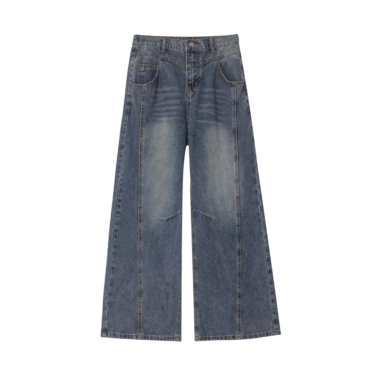 Детские джинсы свободного кроя с широкими штанинами Jeep Leisure Collection, Ice Blue — фото 3