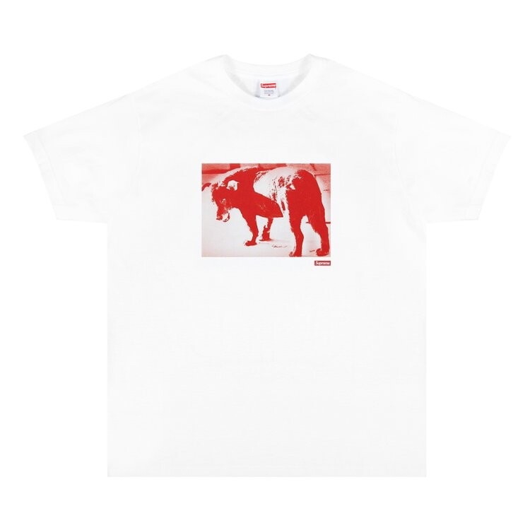 

Футболка Supreme Daid_ Moriyama Dog Tee 'White', белый