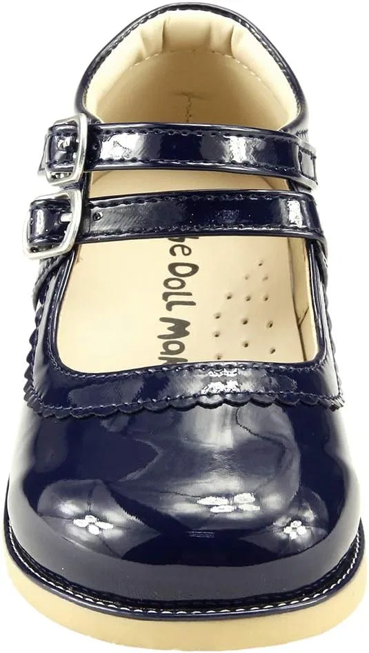 Детские туфли Мэри Джейн для девочек The Doll Maker, Glossy Navy Blue — фото 2