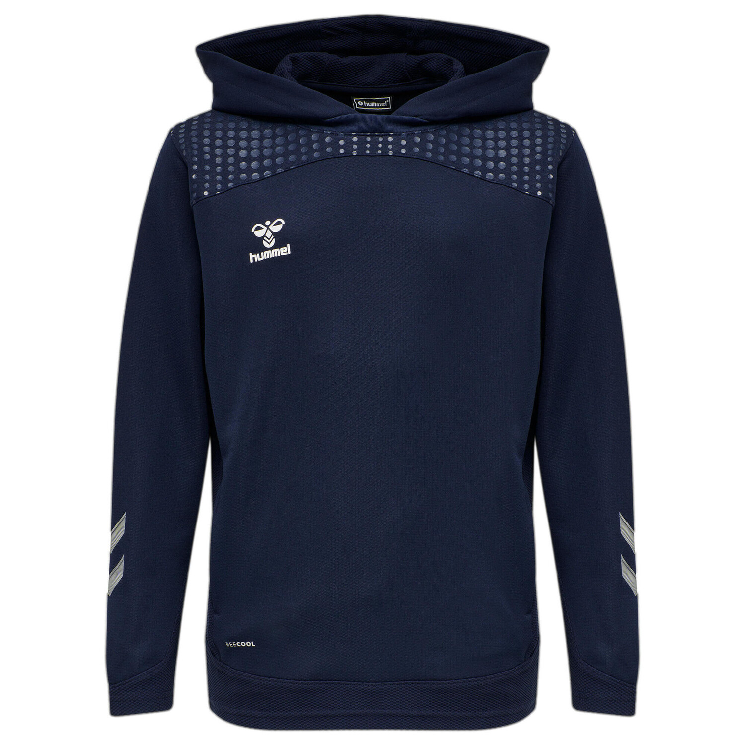 

Hmllead Poly Hoodie Kids Толстовка унисекс для детей HUMMEL, бирюзовый/темно-синий/темно-синий