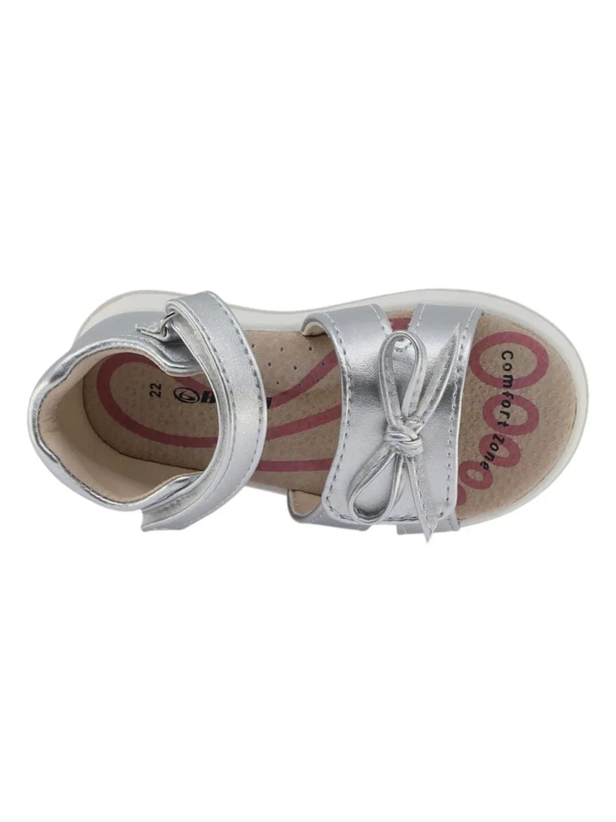Сандалии Beppi 'Casual Sandal' серебристого цвета — фото 4