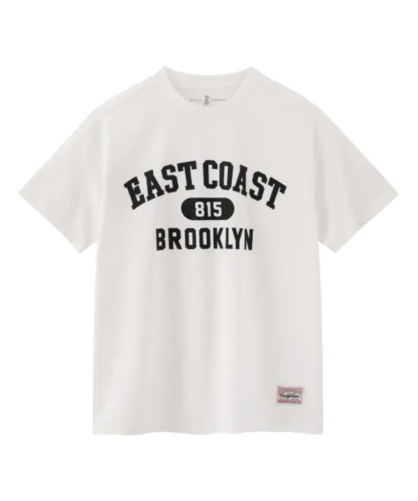 Футболка с коротким рукавом оверсайз Giant Fit Brooklyn, Takeasy Kids, офф-вайт — фото 4