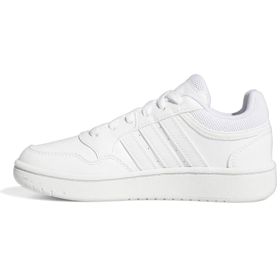 Кроссовки повседневные из искусственной кожи Sportswear GW0433 Hoops Shoes adidas, Белый — фото 2
