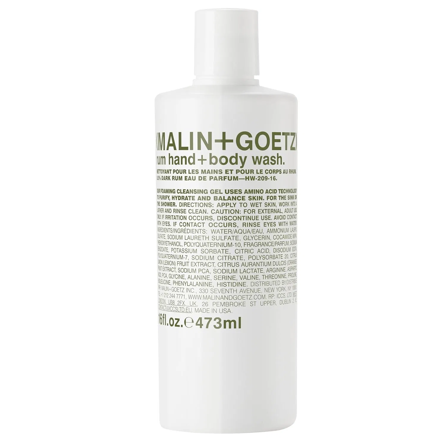Гель для душа Rum Body Wash, MALIN+GOETZ, 473 мл