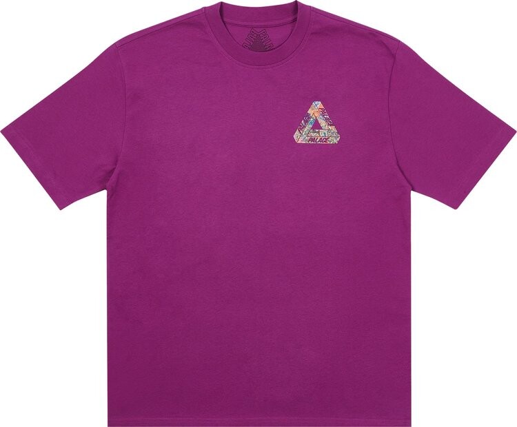 

Футболка Palace Tri-Sticker Pack T-Shirt 'Plum', фиолетовый