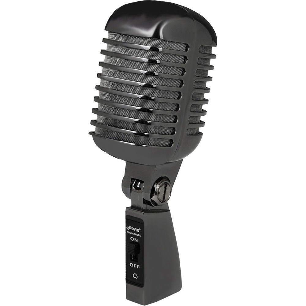 

Ручной микрофон Pyle Pro PDMICR42 Classic Retro Cardioid Vocal PDMICR42BK