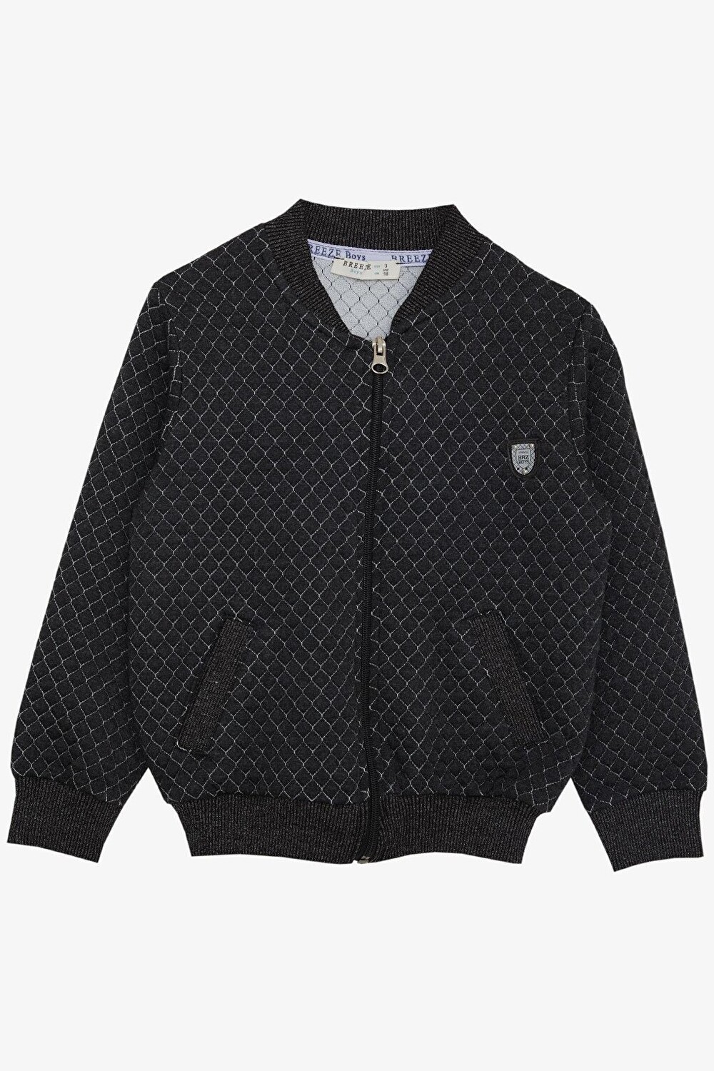 

Кардиган для мальчика на молнии Arma антрацит (2–6 лет) Breeze