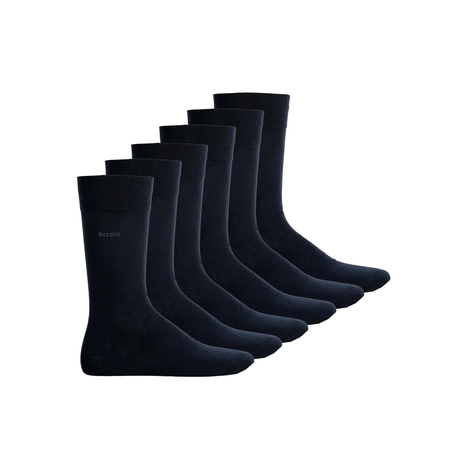 Мужские короткие носки Finest Soft Cotton BOSS, Dark Blue