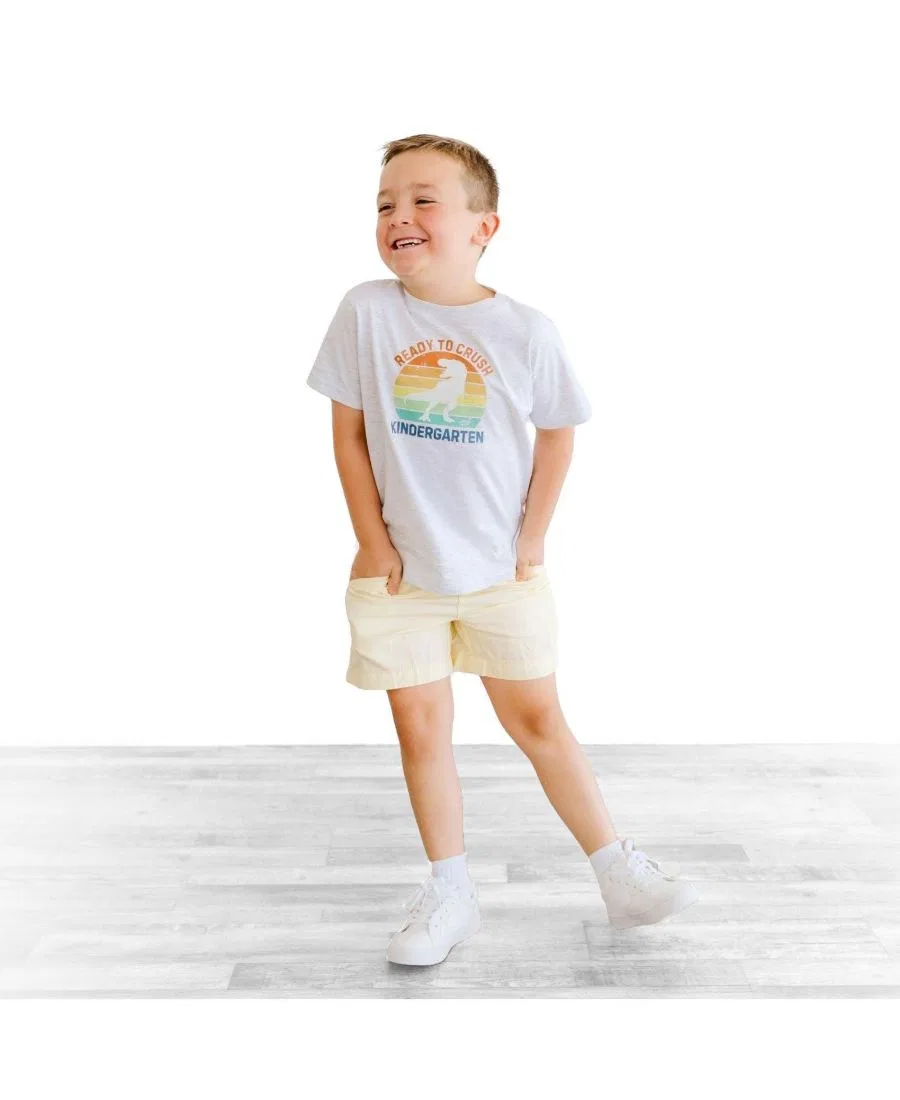 Детская футболка с коротким рукавом Ready to Crush Kindergarten Sweet Wink, Ash — фото 2