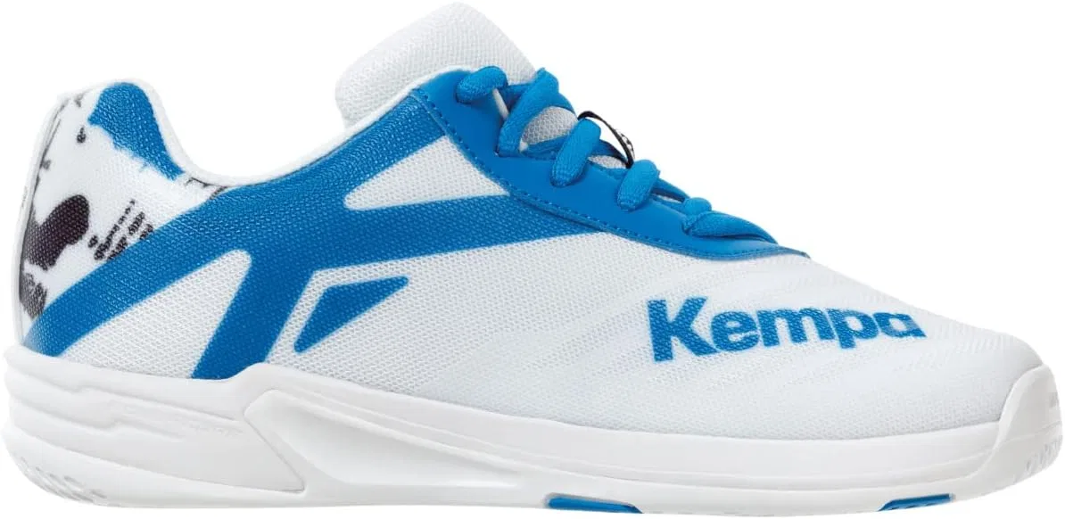 Детские кроссовки для гандбола Wing 2.0 Kempa, White Blue