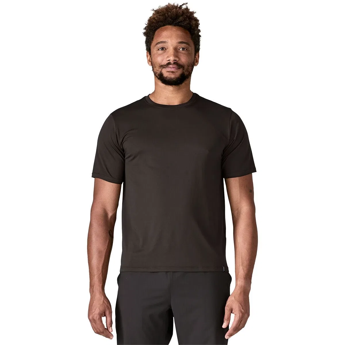 Мужская футболка с коротким рукавом Capilene Cool Daily Patagonia, черный