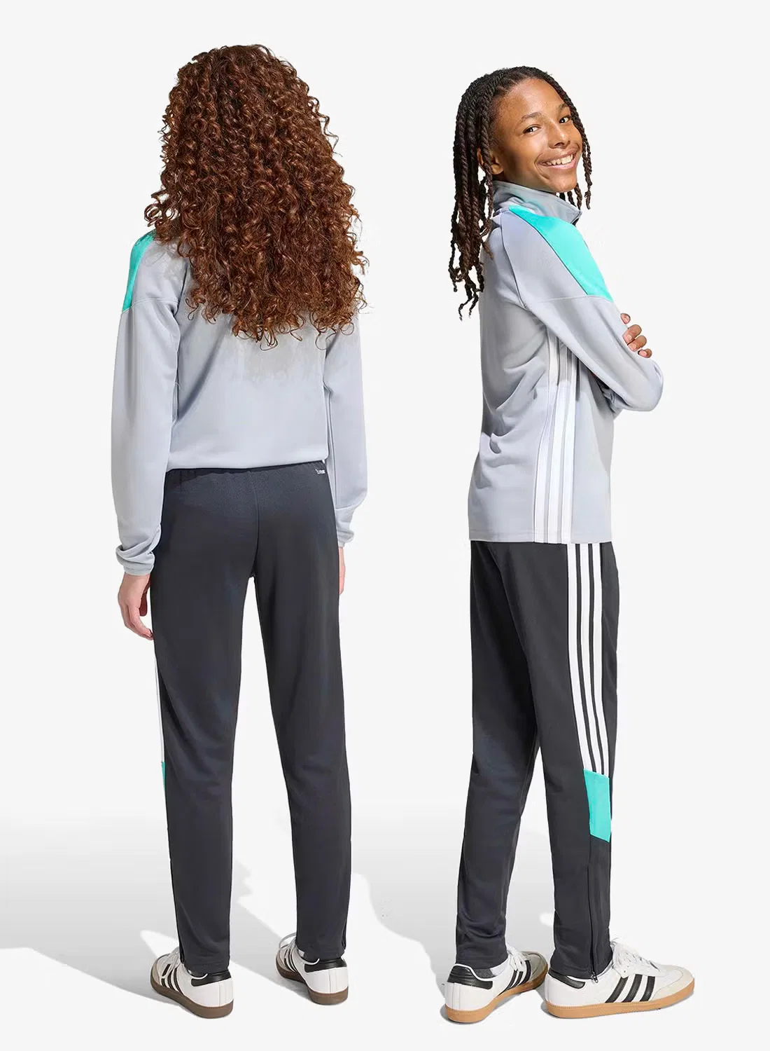 Штаны спортивные с технологией Climacool Tiro 26 Essentials Adidas, серый — фото 2