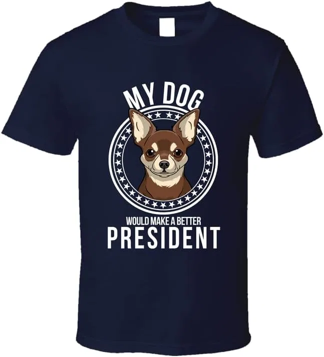 Футболка с принтом My Chihuahua Gildan, Navy