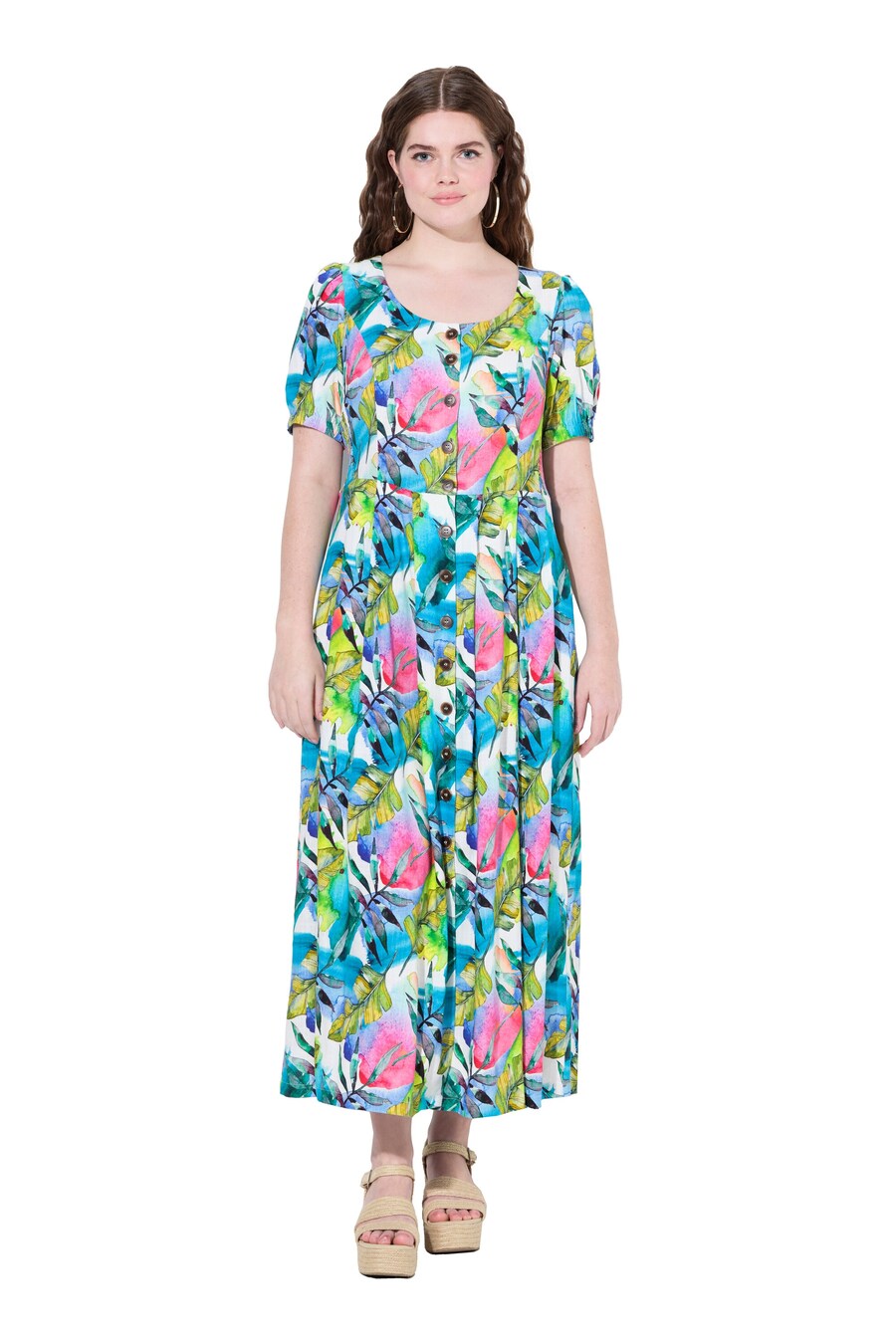 

Платье-рубашка Ulla Popken, Royal blue/Sky blue