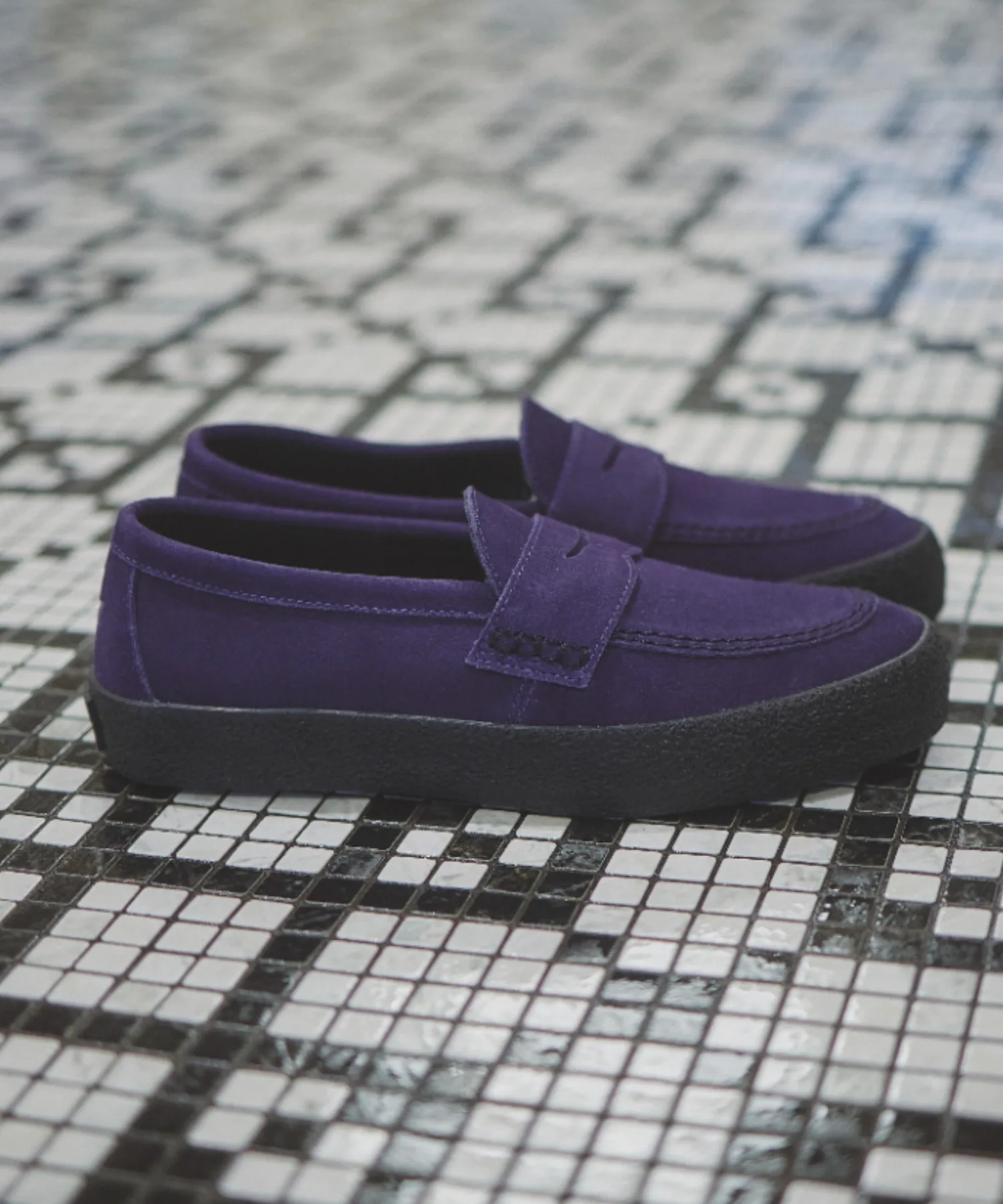Унисекс кеды-лоферы из замши CS LOAFER II SK CONVERSE фиолетовые — фото 2