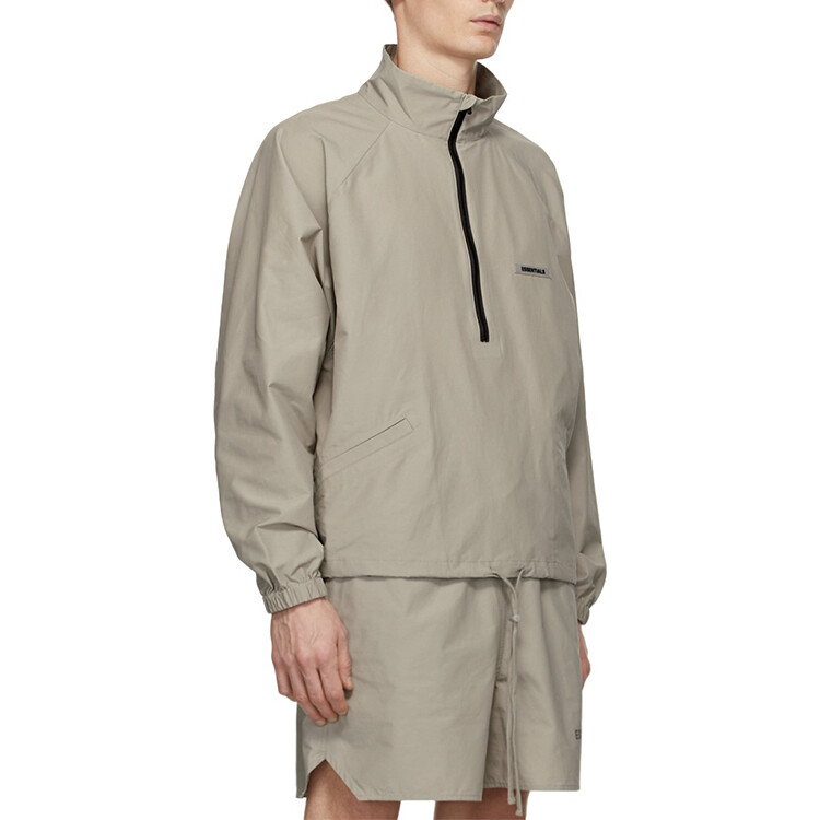 Куртка унисекс Мох Fear Of God Essentials, цвет Moss — фото 4