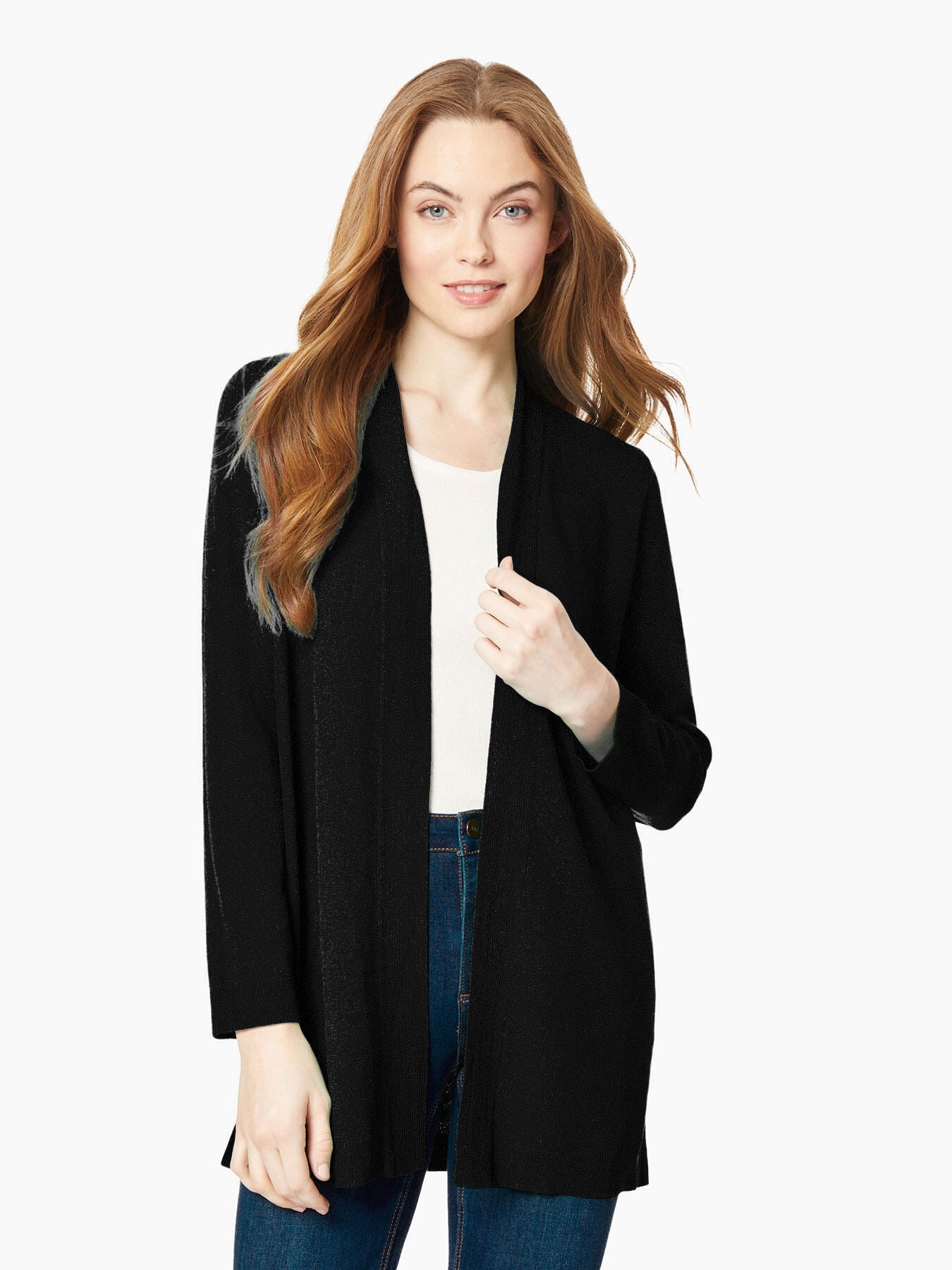 

Кардиган Icon с открытым передом Jones New York, цвет jones black