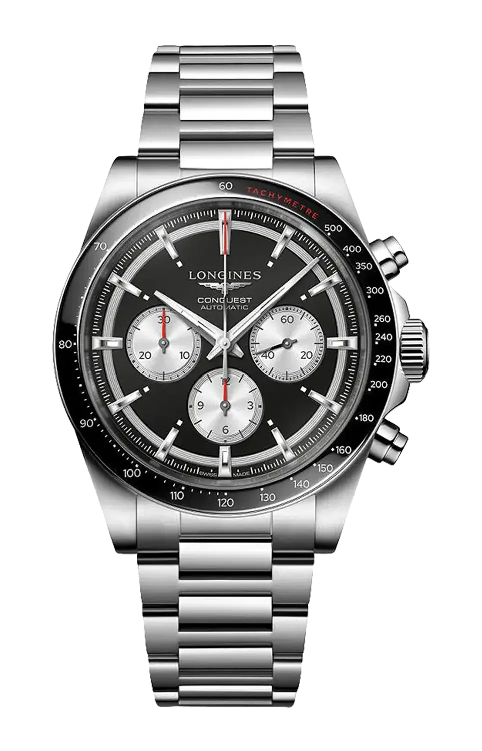 

Часы conquest chronograph 42 мм Longines