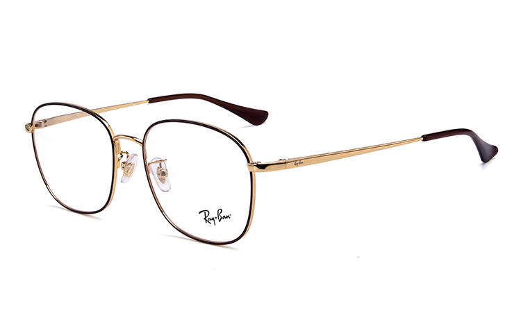 

RayBan Металлическая квадратная оправа для очков унисекс