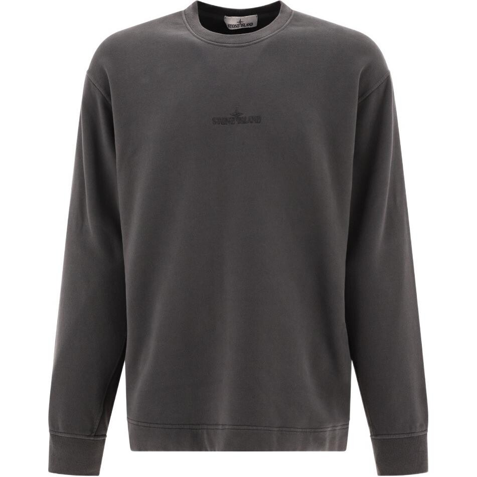 

Толстовка мужская угольного цвета Stone Island, цвет Charcoal