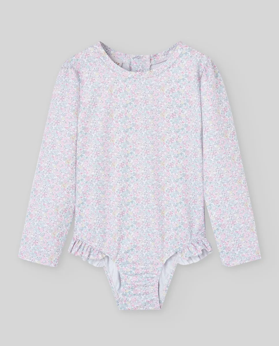 

Детский купальник с длинным рукавом и принтом, коллекция для купания Paz Rodríguez, розовый