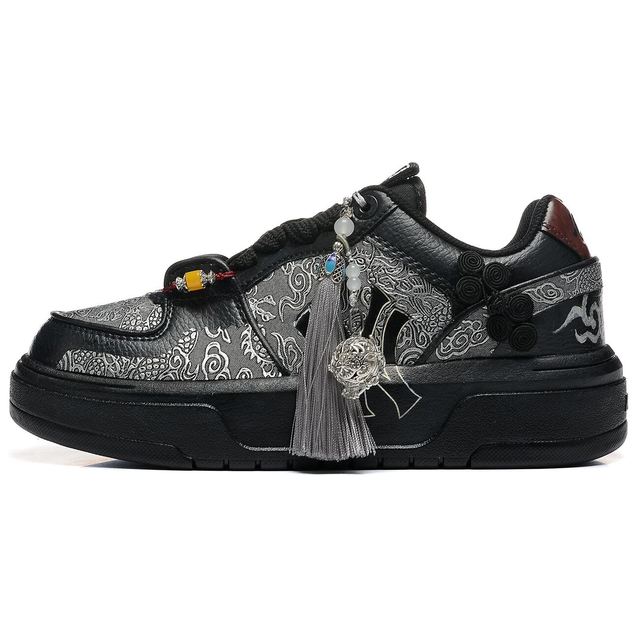 

Кроссовки MLB Chunky Liner Skateboarding Shoes Unisex Low-top Black, черный