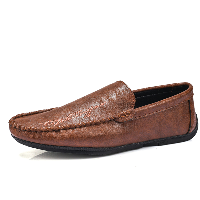 

KUPE Мужские повседневные туфли мужские низкие топы коричневые, цвет Brown