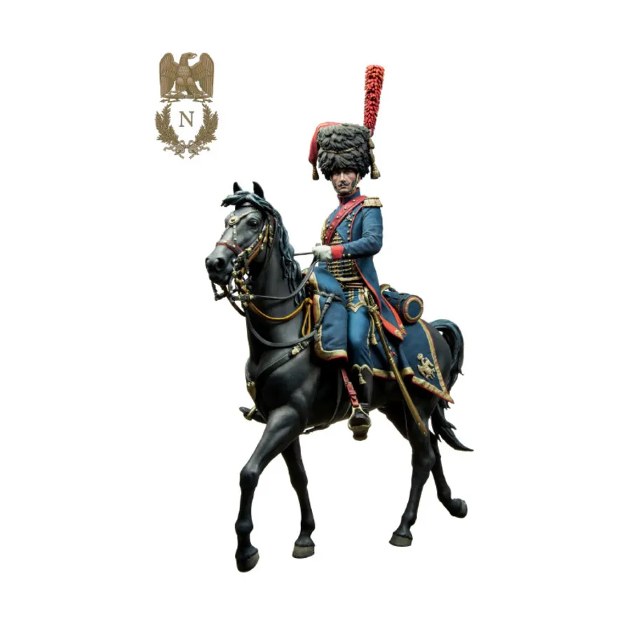 

Офицер артиллерии Императорской гвардии в шевале, Napoleonic Wars (54mm)