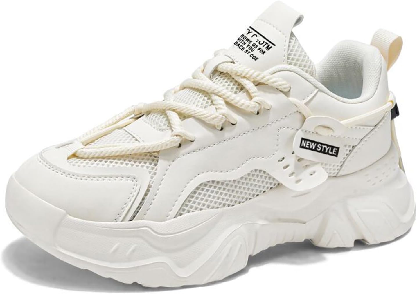 

Мужские кроссовки для бега и тенниса, спортивные для тренажерного зала и кросс-тренинга, удобные, дышащие, для ходьбы Spwagym, бежевый