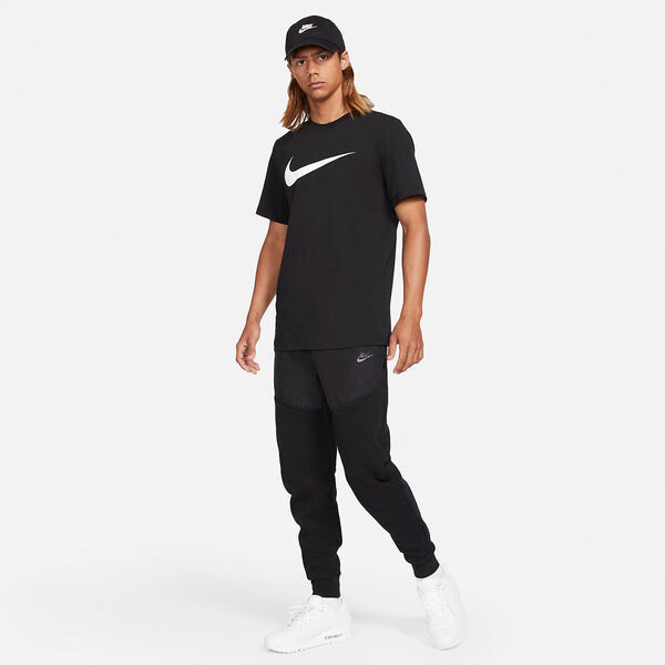 Футболка спортивная одежда swoosh футболка Nike, черный — фото 4