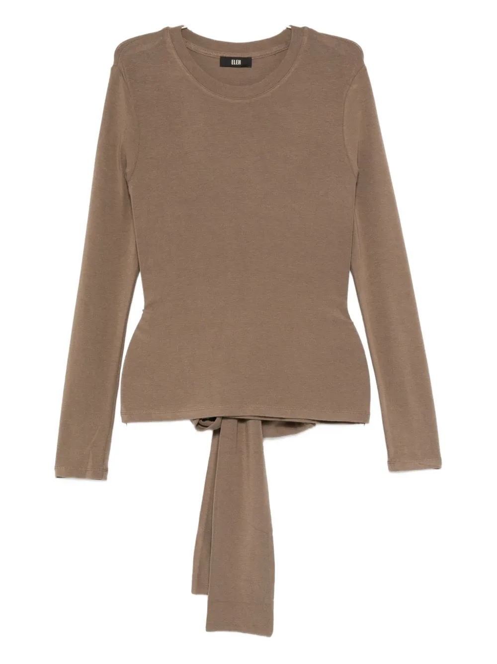 

Тонкий вязаный джемпер Eleh, коричневый