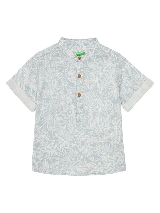 

Рубашка обычного кроя 5OUGGQ02G United Colors Of Benetton, синий