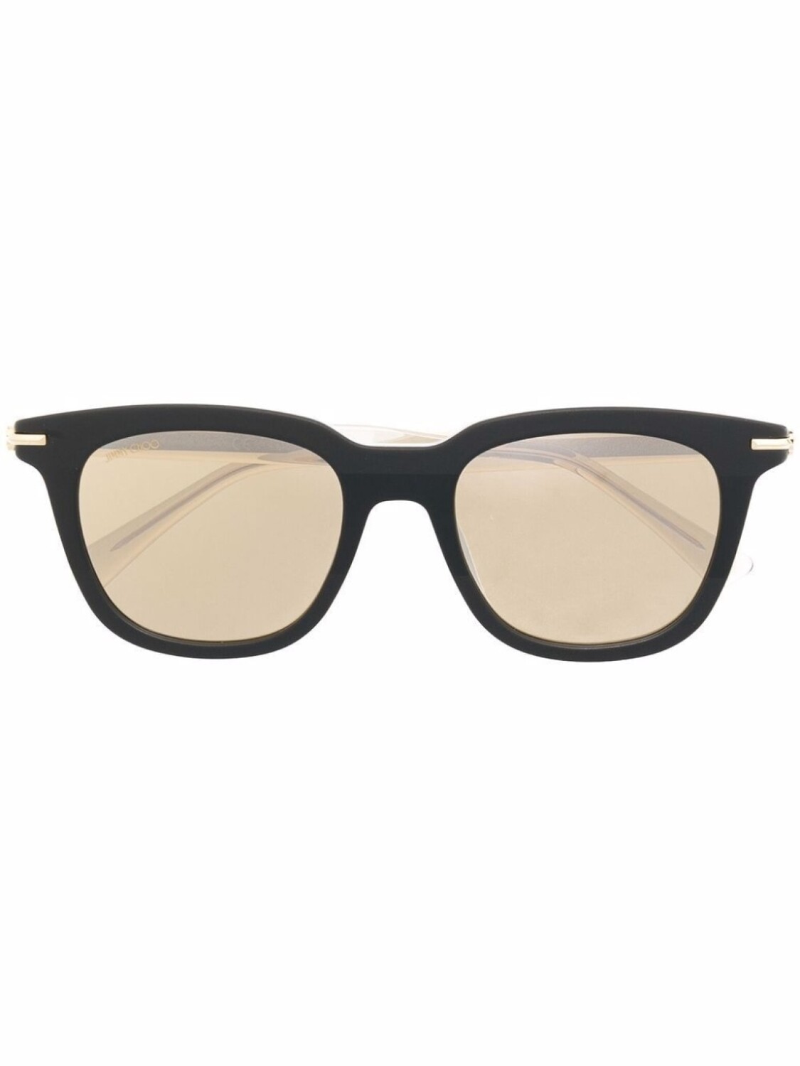 

Jimmy Choo Eyewear солнцезащитные очки Amos в квадратной оправе, черный