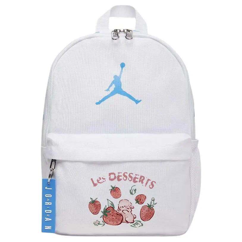 

Jordan Полиэстеровый рюкзак унисекс синий и белый, Strawberry