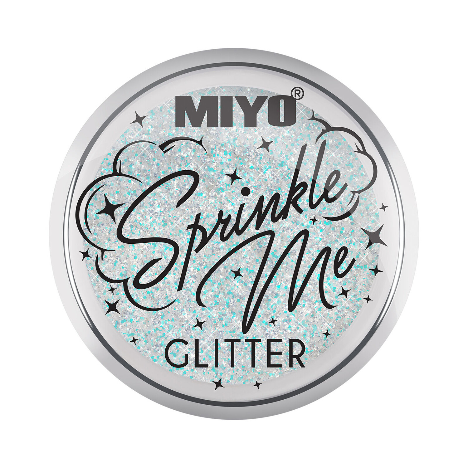 

Рассыпчатые тени для век 16 синяя нота Miyo Sprinkle Me Glitter, 2 гр