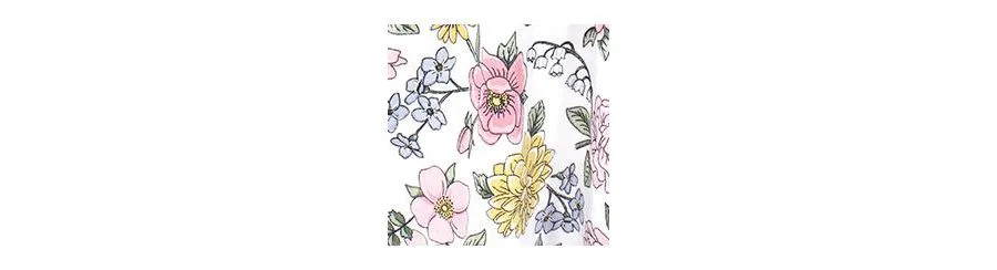 Удобный хлопковый комплект из платья и подходящего кардигана Hudson Baby, Vintage Blossom — фото 2