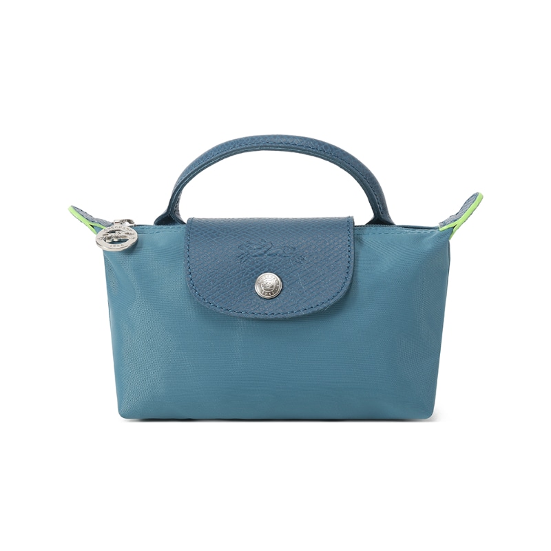 

LONGCHAMP Сумка косметичка Le Pliage Green Recycled Canvas Dumpling мини женская павлин синий, Shopping Bag Set (Bag+Shopping Bag)